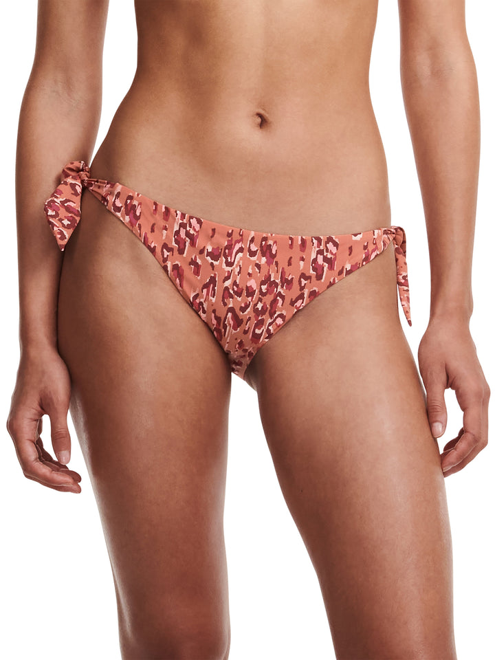 Bikini Eos Chantelle Swimwear - Bikini emboîtant léopard orange Chantelle