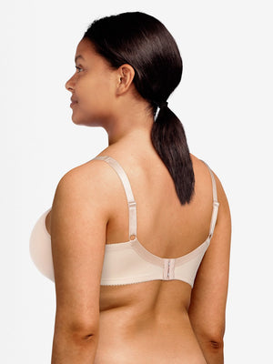 Chantelle Basic Invisible Memory Foam T-Shirt Bra - Dusky Pink T-shirt Bra Chantelle