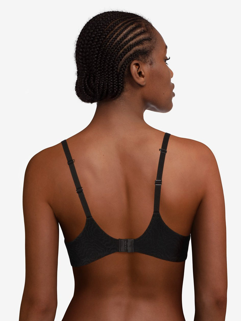 Chantelle C Jolie Covering Memory Bra - Black Full Cup Bra Chantelle