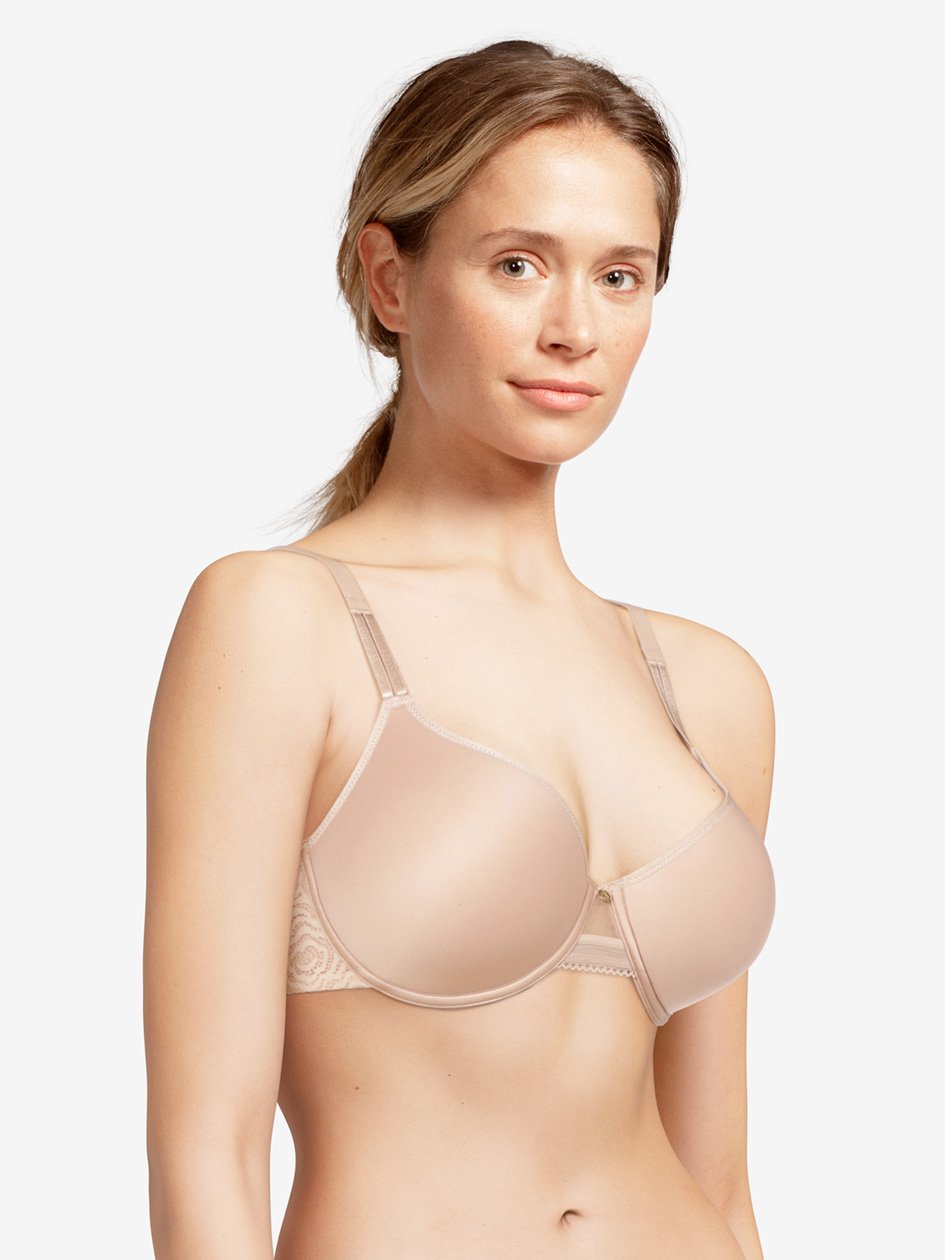 Soutien-gorge couvrant à mémoire de forme Chantelle C Jolie - Soutien-gorge emboîtant rose pâle Chantelle