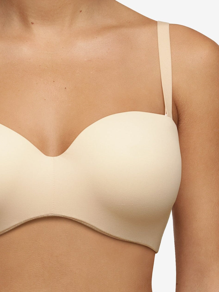 Chantelle EasyFeel Norah Bandeau TShirt Bra Dusky Pink Ouh La La