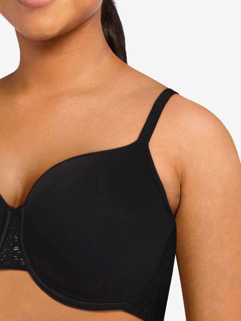 Chantelle Norah Very Covering Spacer Bra - Black Spacer Bra Chantelle 