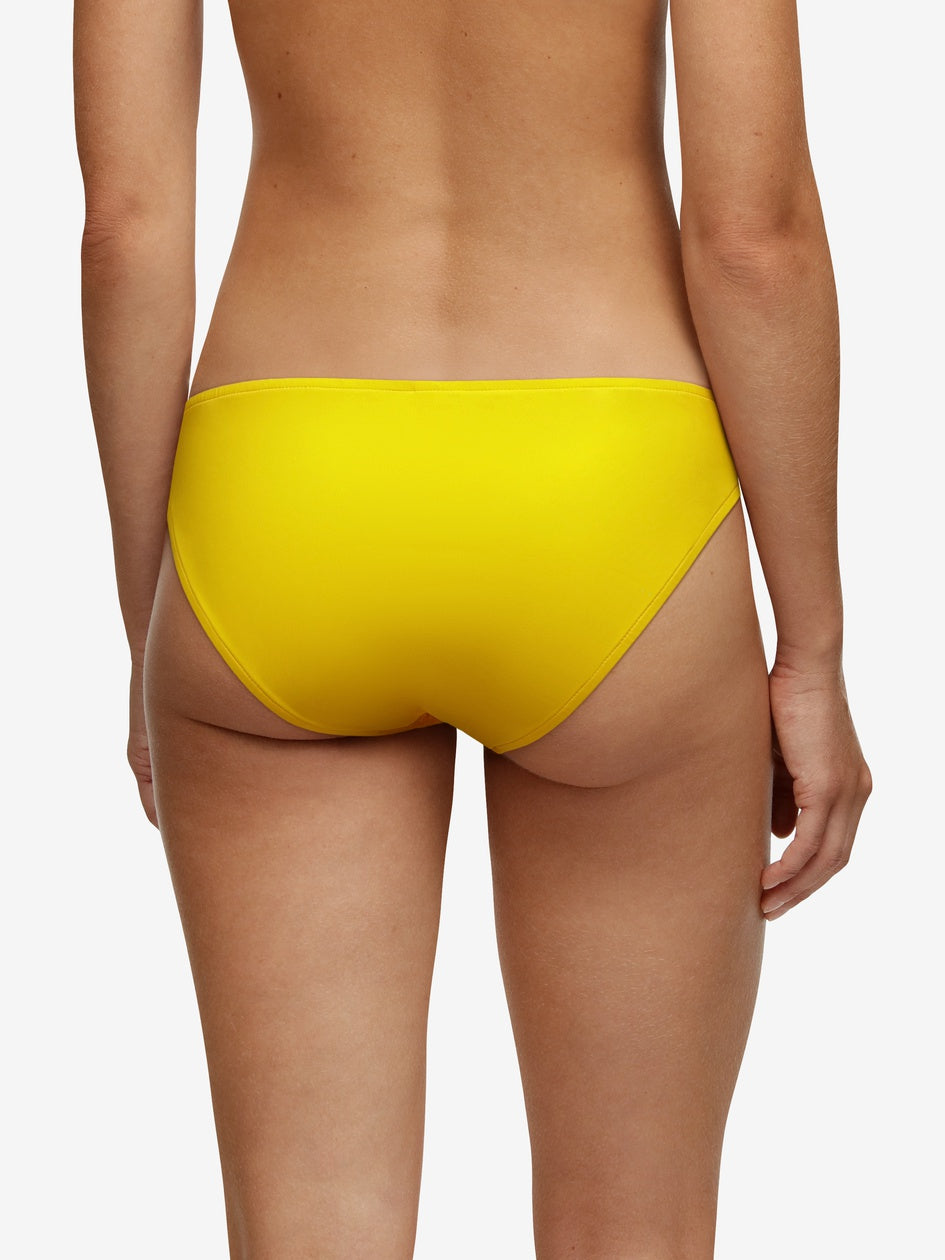 Chantelle Texture Brief - Braguita de bikini amarillo limón Chantelle Swim