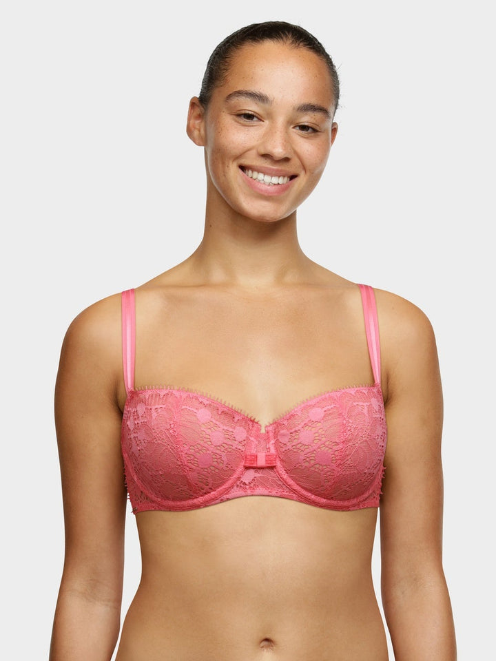 Soutien-gorge corbeille Chantelle Day To Night - Soutien-gorge corbeille rose Love Chantelle