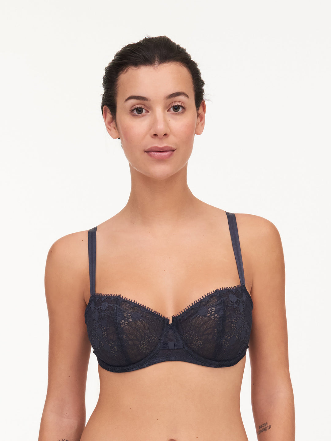 Soutien-gorge Corbeille Chantelle Day To Night - Soutien-Gorge Corbeille Gris Foncé Chantelle