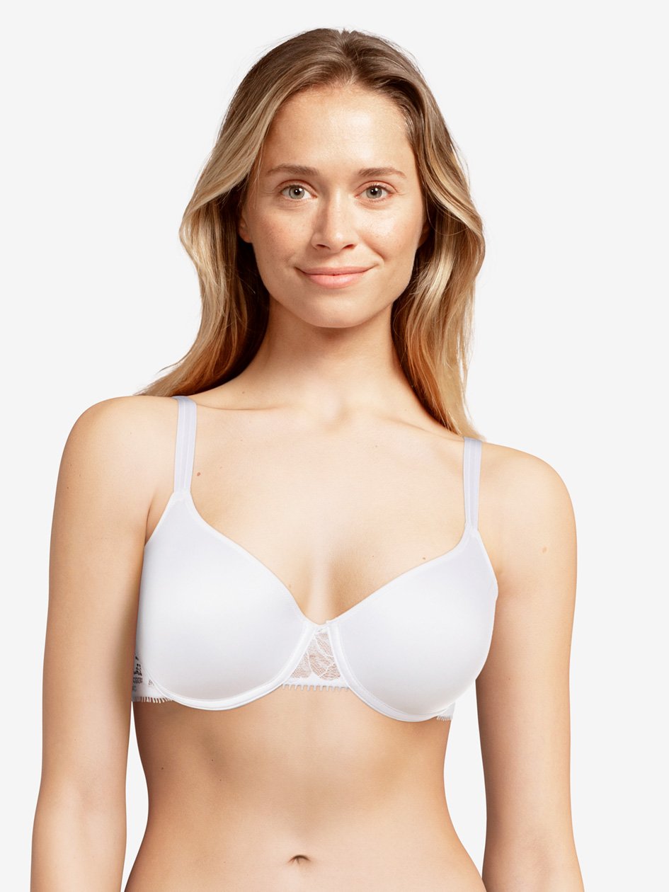 Chantelle Day To Night Covering Memory Bra - White Full Cup Bra Chantelle