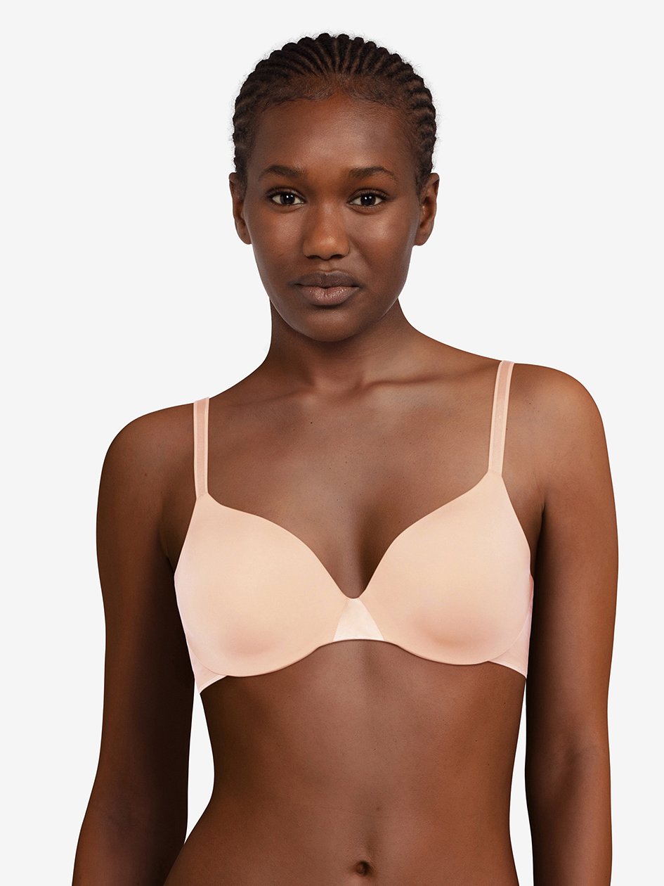 Chantelle Invisible Regina Covering T-Shirt Bra - Golden Beige 스페이서 브라 Chantelle