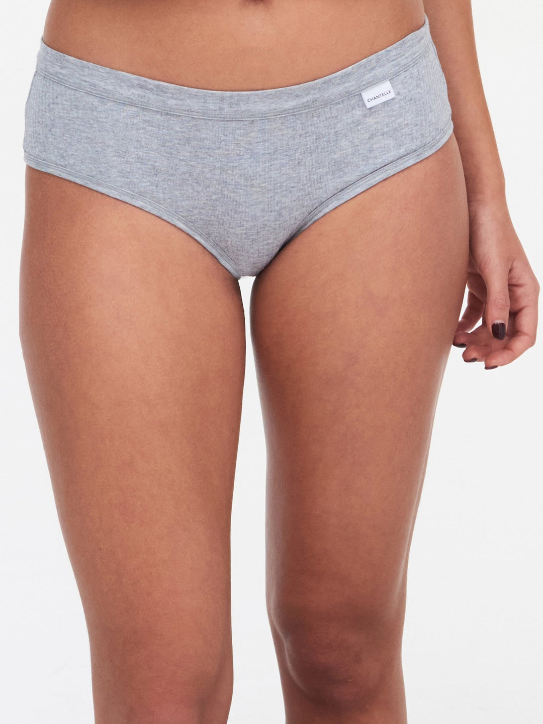 Chantelle Cotton Comfort Hipster - Culotte Gris Mixte Chantelle