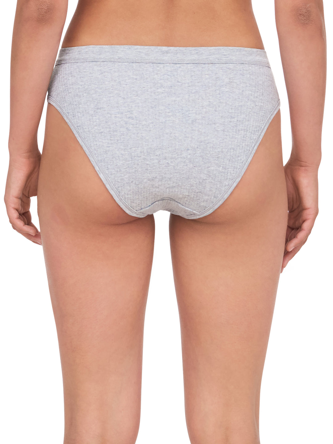 Chantelle Cotton Comfort Hi Cut - Slip Gris Mixte Chantelle