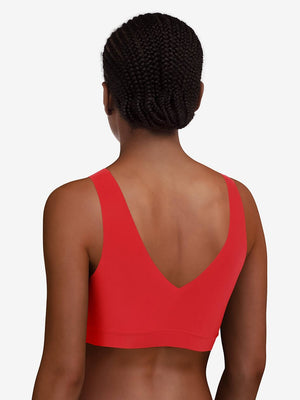 Chantelle Soft Stretch Wattiertes Top - Poppy Red Soft Bra Chantelle