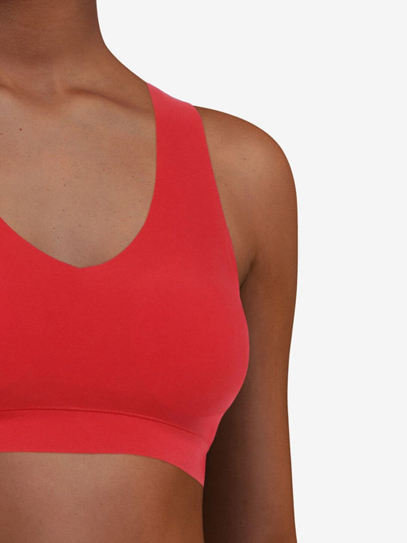 Chantelle Soft Stretch Wattiertes Top - Poppy Red Soft Bra Chantelle