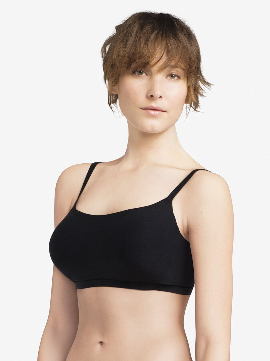 Chantelle Soft Stretch Bralette - Black Padded Bra Chantelle