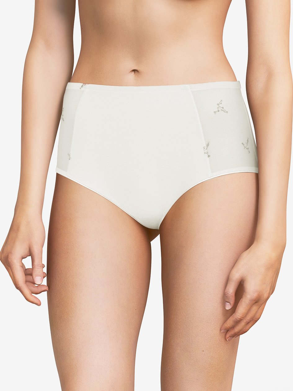 Chantelle Every Curve High-Waisted Support Full Brief-Milk High Brief Chantelle