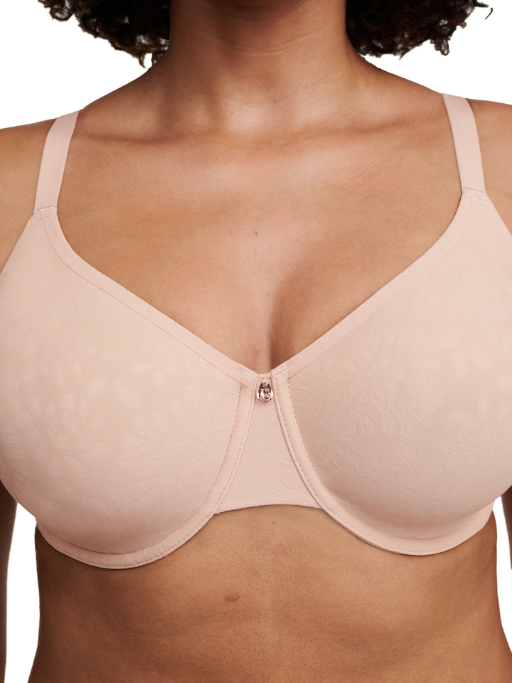 Chantelle - 舒適別緻超遮蓋模製胸罩 暗粉紅色模壓胸罩 Chantelle