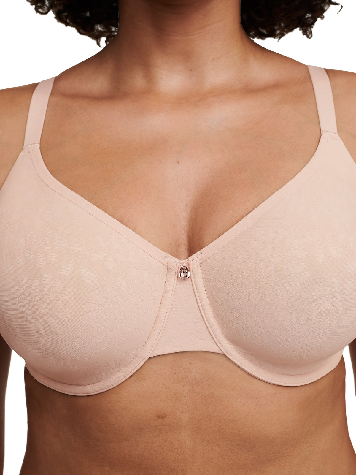 Chantelle - Sujetador moldeado Comfort Chic muy cubriente Sujetador moldeado rosa oscuro Chantelle 