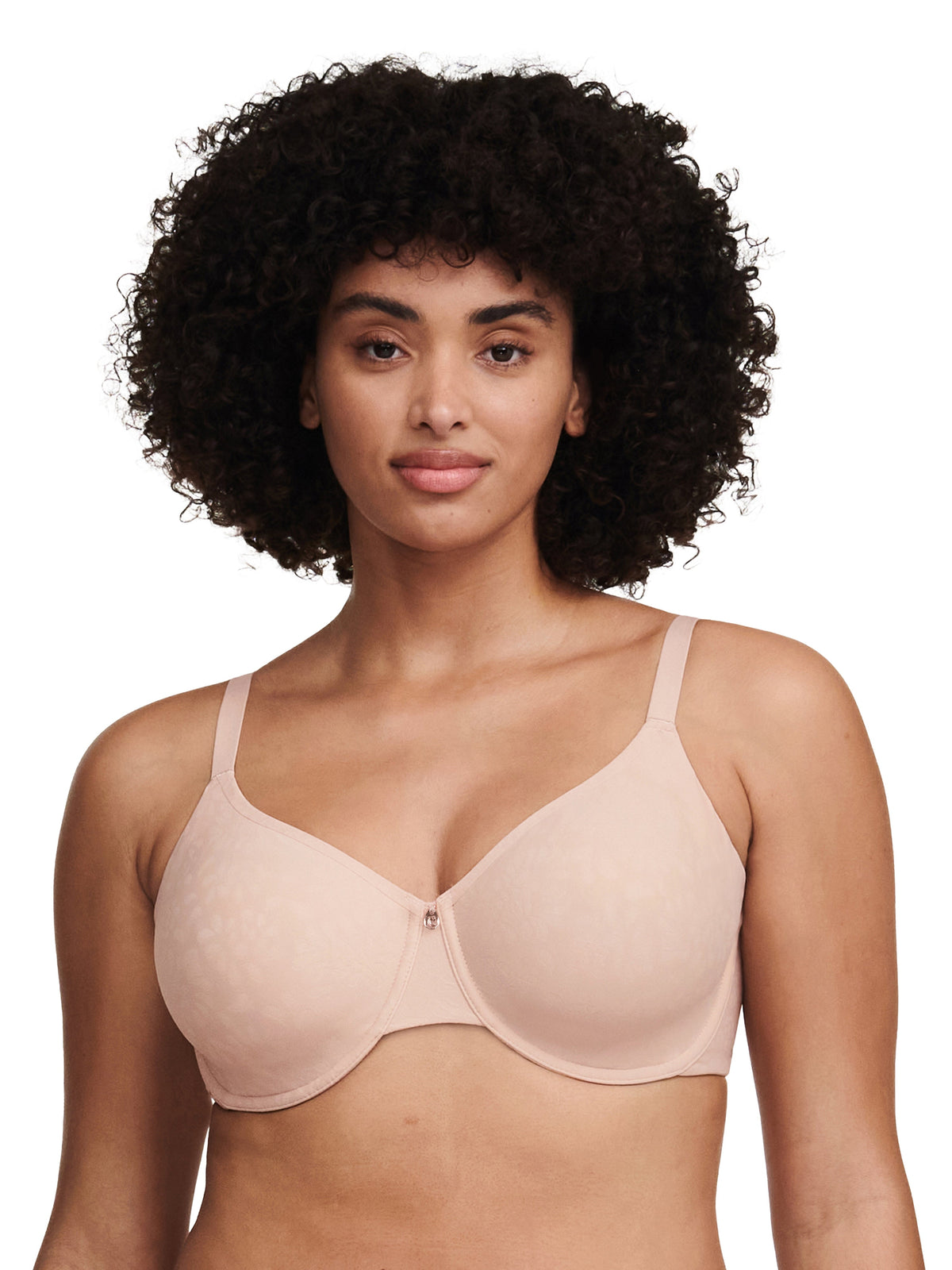 Chantelle - Sujetador moldeado Comfort Chic muy cubriente Sujetador moldeado rosa oscuro Chantelle 