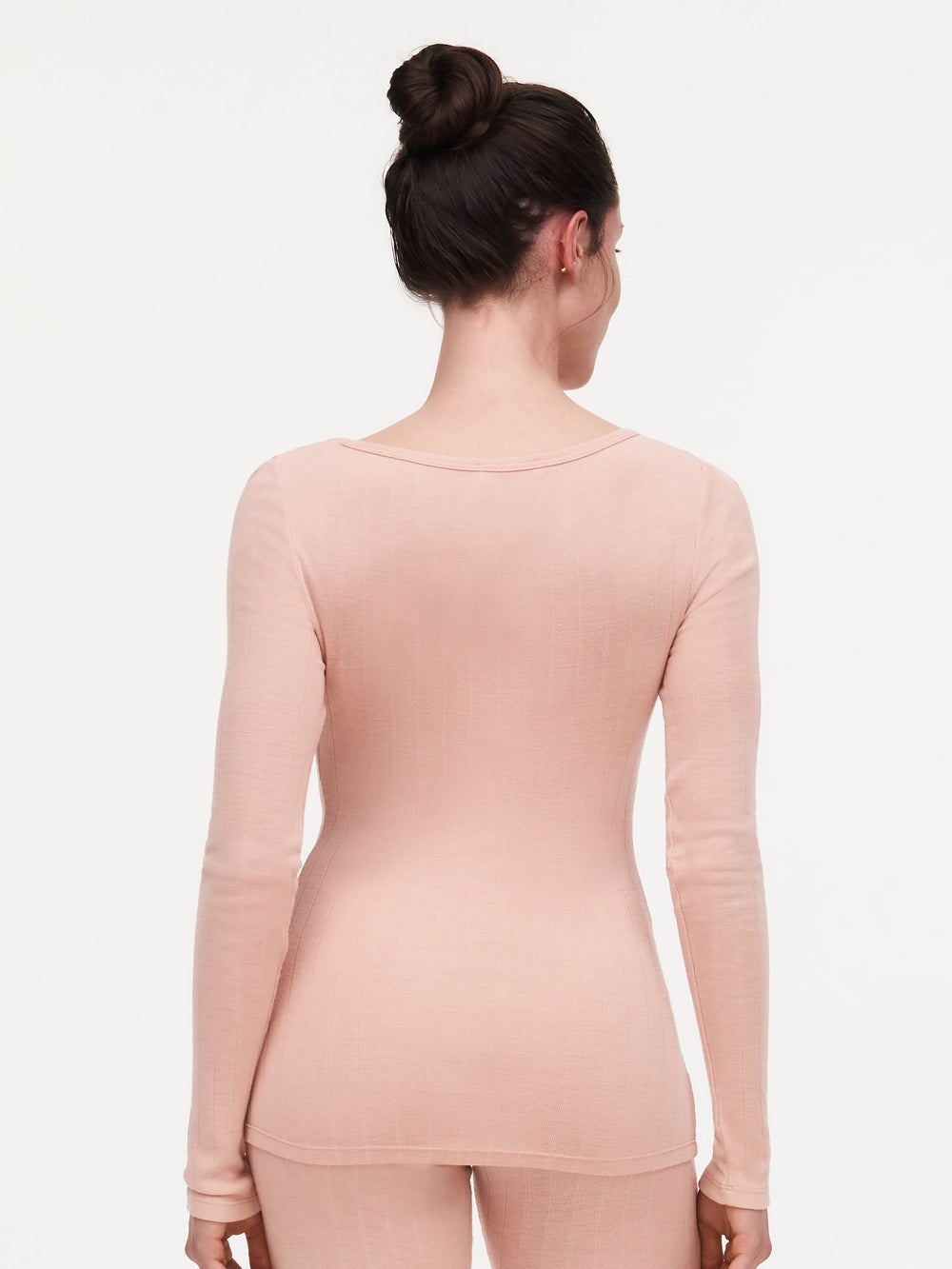 Chantelle Thermo Comfort ロングスリーブ T シャツ - Pink Clay Top Chantelle