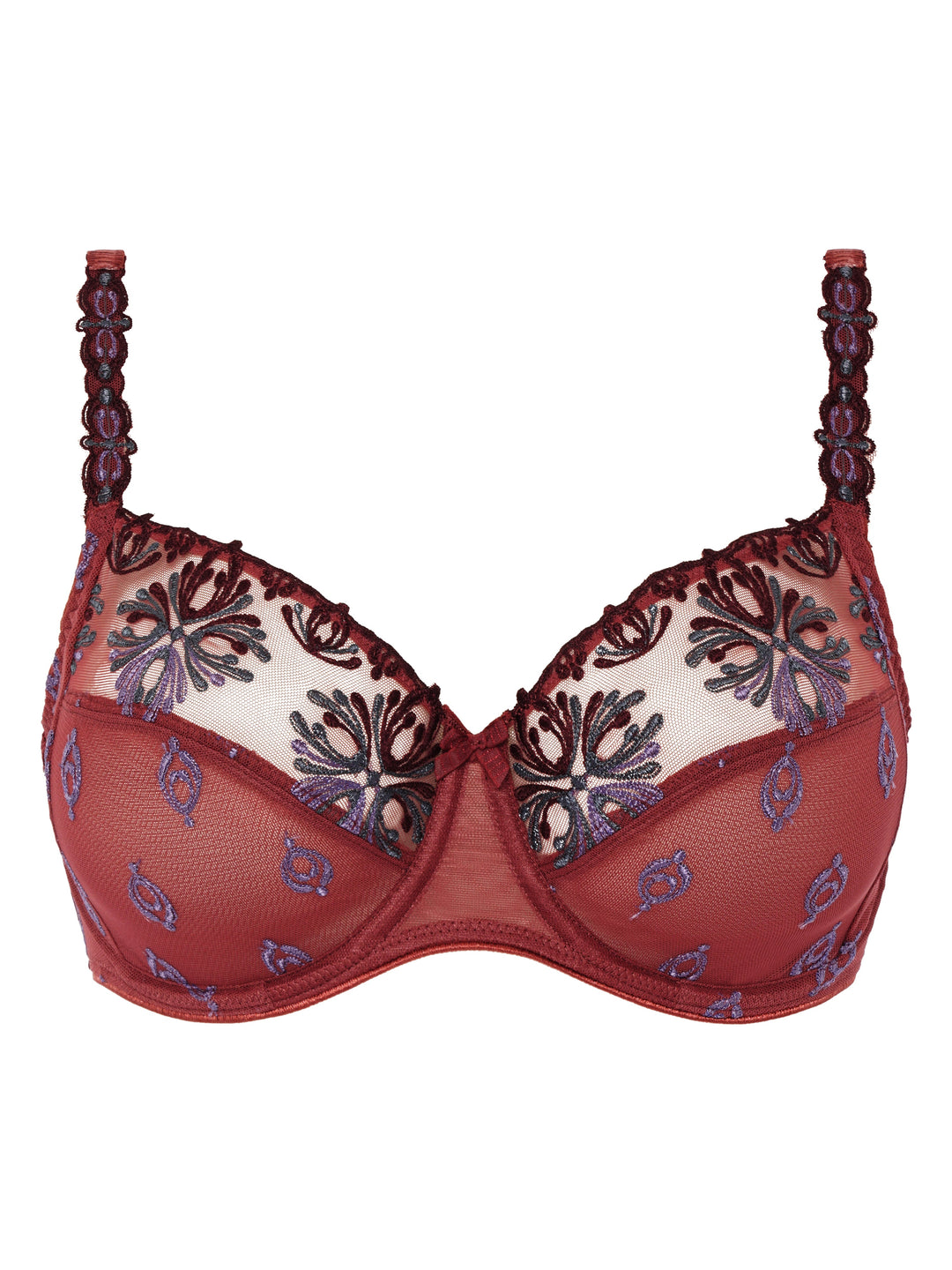 Chantelle Champs Elysees Full Cup Bra - Fig Multico Full Cup Bra Chantelle 