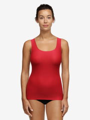 Chantelle Softstretch Vest Top - Poppy Red Top Chantelle 