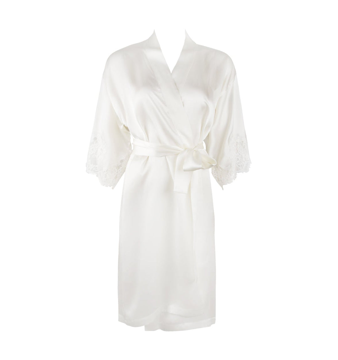 Lise Charmel - Splendeur Soie Mid-Length Negligee Gown Ecru Nacre