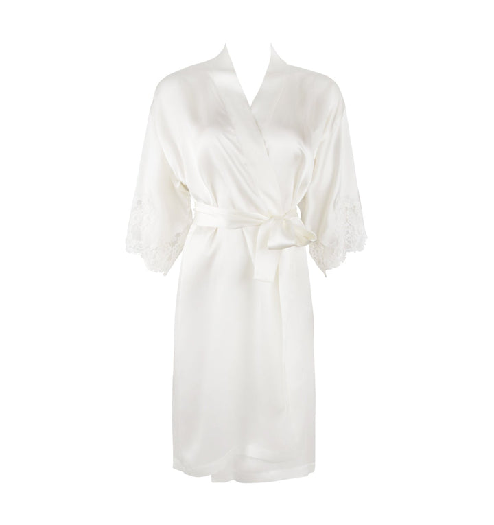 Lise Charmel - Splendeur Soie Mid-Length Negligee Gown Ecru Nacre
