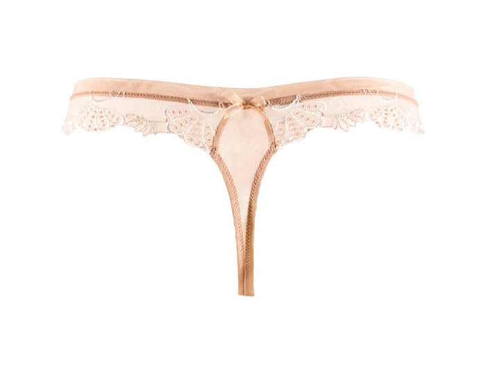 Lise Charmel - String à franges floral Ambre Nacre