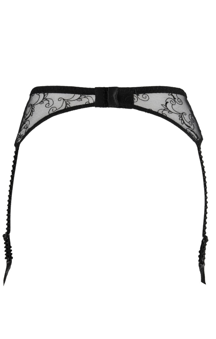 Lise Charmel - Dressing Floral Suspender Belt Black Suspender Belt Lise Charmel 