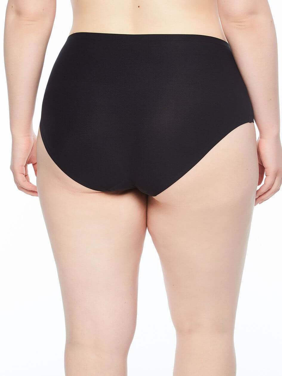 Chantelle Soft Stretch Plus Calzoncillo de cintura alta - Negro Calzoncillo completo Chantelle