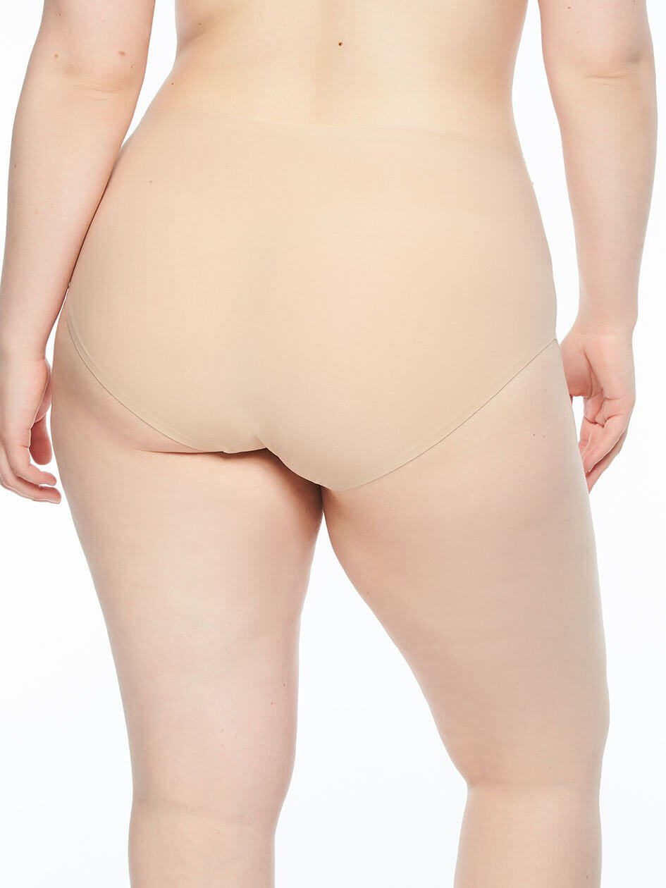 Slip taille haute Chantelle Soft Stretch Plus - Nude Slip complet Chantelle