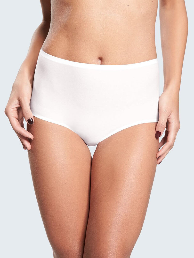 Chantelle Soft Stretch High Waist Brief - Ivory Full Brief Chantelle