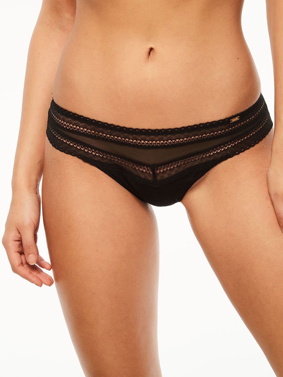 Chantelle Festivite Thong - Black Brief Chantelle