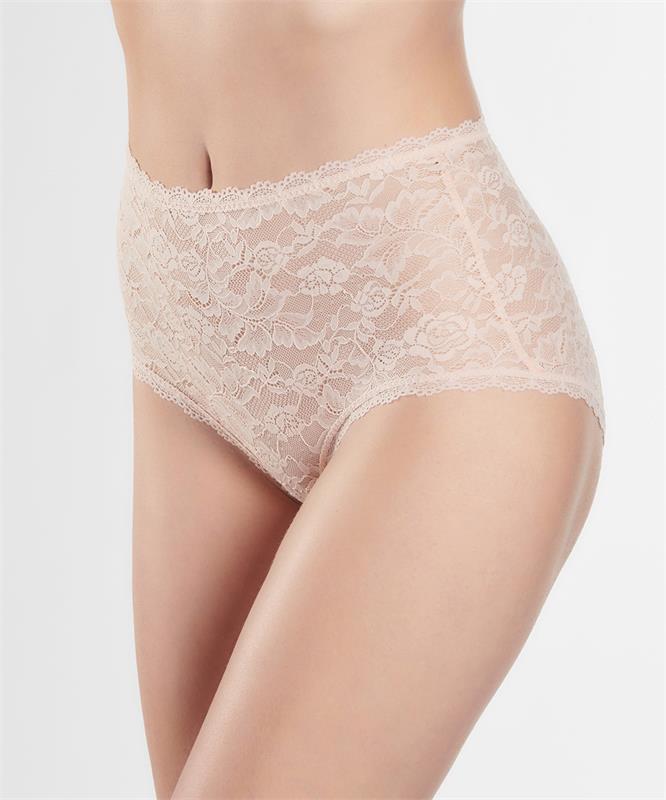 Aubade - Rosessence High Waist Brief - Nude High Brief Aubade