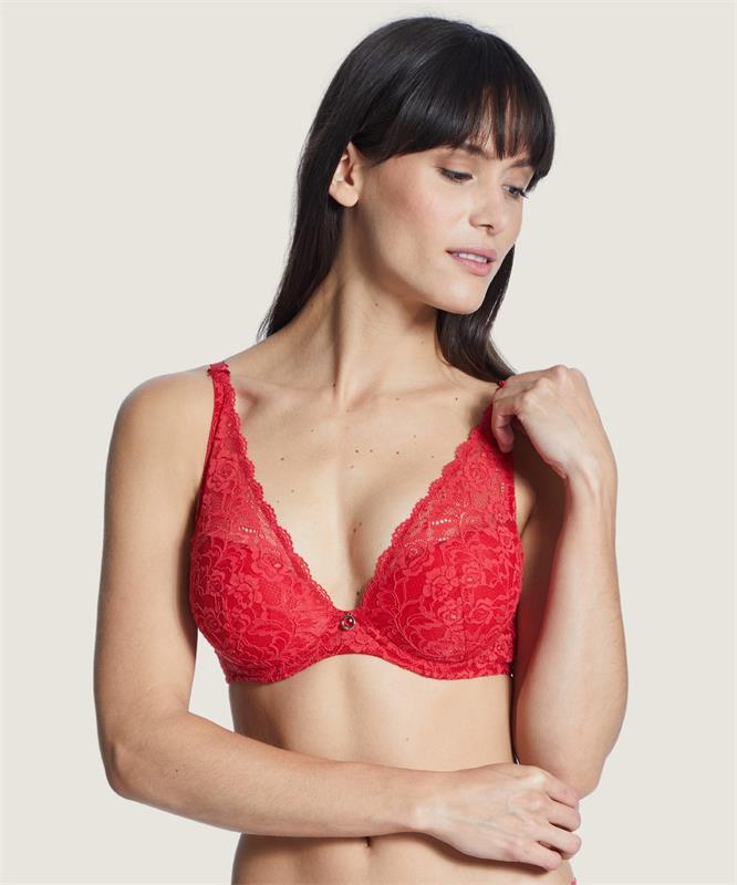 Aubade - Rosessence Shoulders Plunge Bra Gala