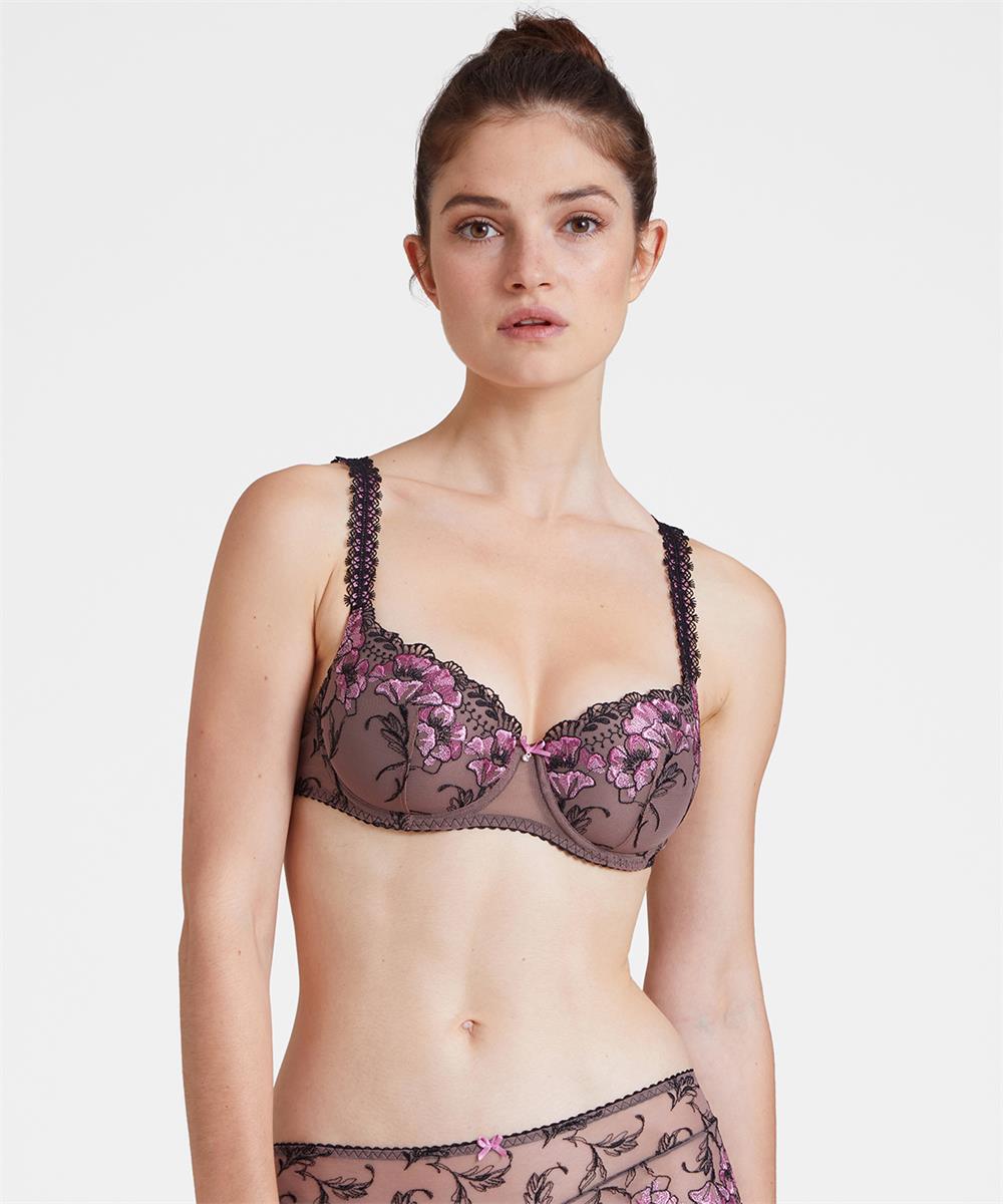 Aubade A Fleur De Toi Comfort Modeld Half Cup Bra - Romance Half Cup Bra Aubade