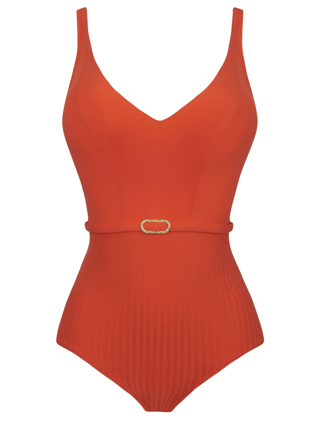 Empreinte - Costume da bagno iconico con ferretto e scollo a V Tangerine Costume da bagno con scollo profondo Empreinte Swimwear