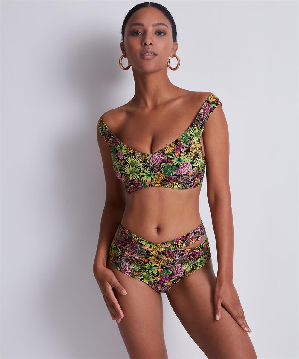 Aubade Swimwear Exotic Fever Brassiere Bra - Deep Forest Full Cup Bikini Aubade Swimwear 