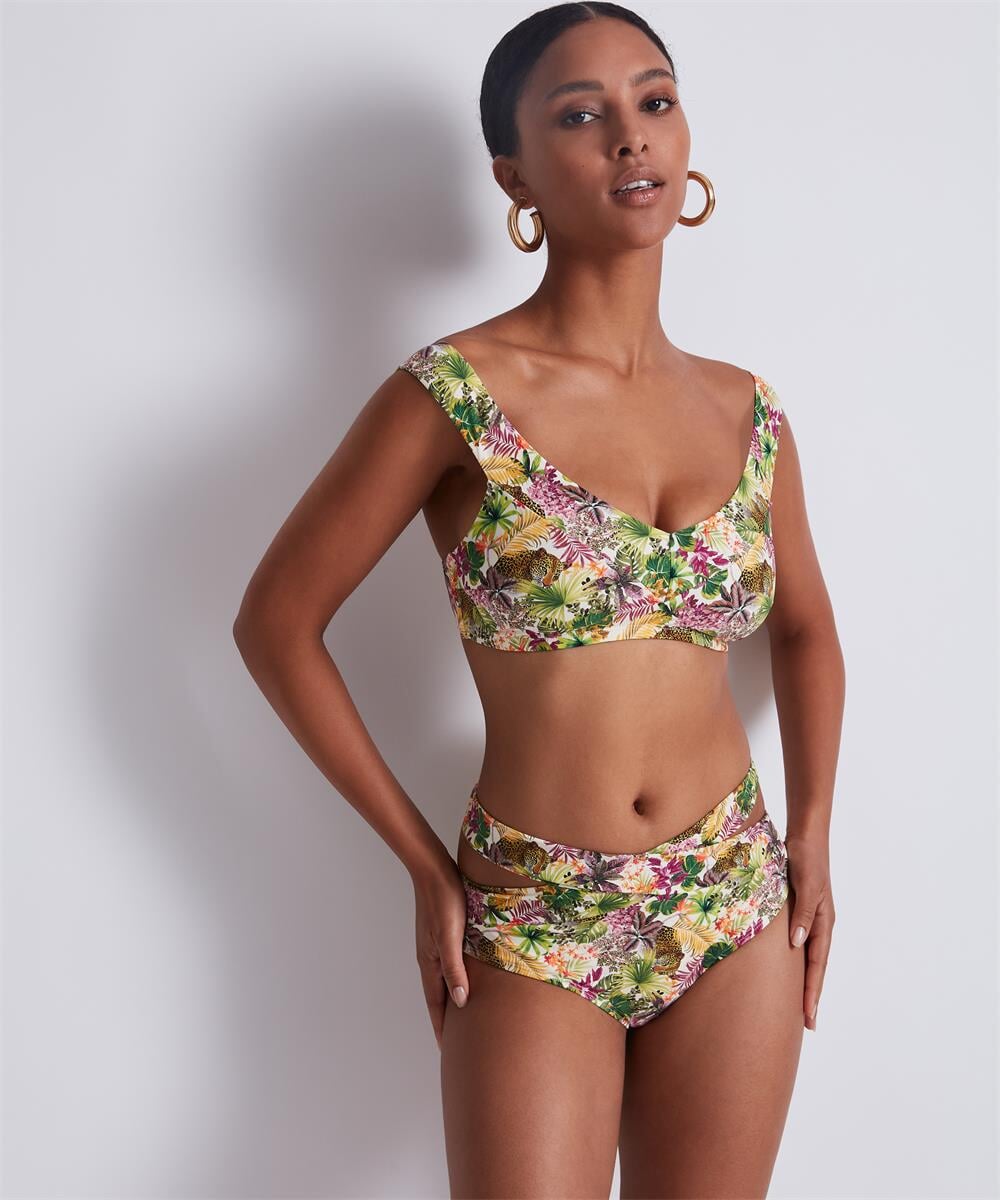 Aubade Swimwear Reggiseno Reggiseno Exotic Fever - Costume da bagno a coppa intera Tropical Light Bikini Aubade