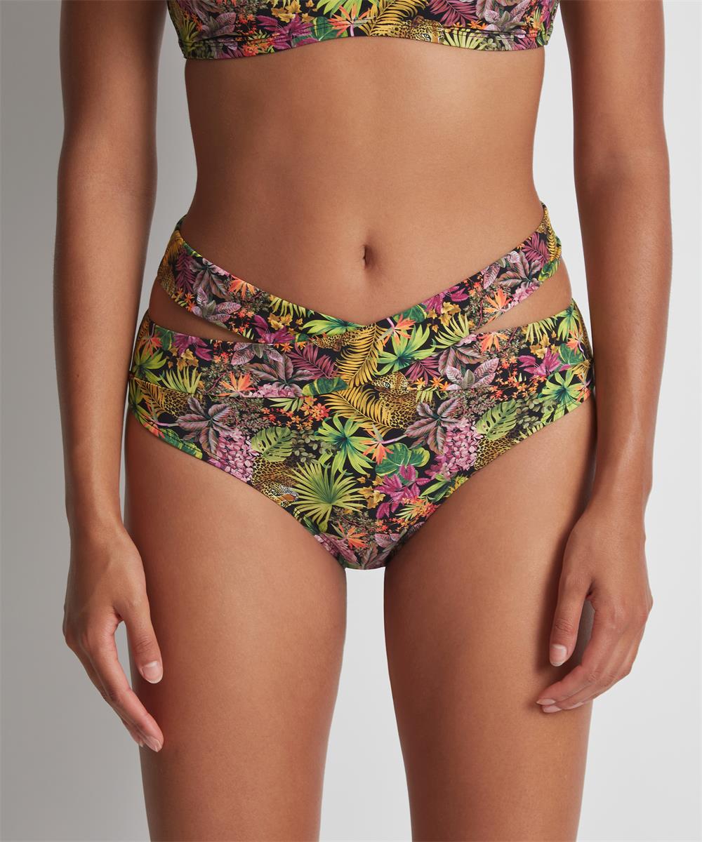 Aubade Swimwear Braga de talle alto Exotic Fever - Braguita de bikini completa Deep Forest Aubade Trajes de baño