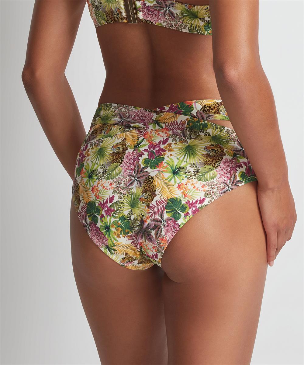 Aubade Swimwear Culotte Taille Haute Exotic Fever - Culotte Bikini Tropical Light Aubade Swimwear