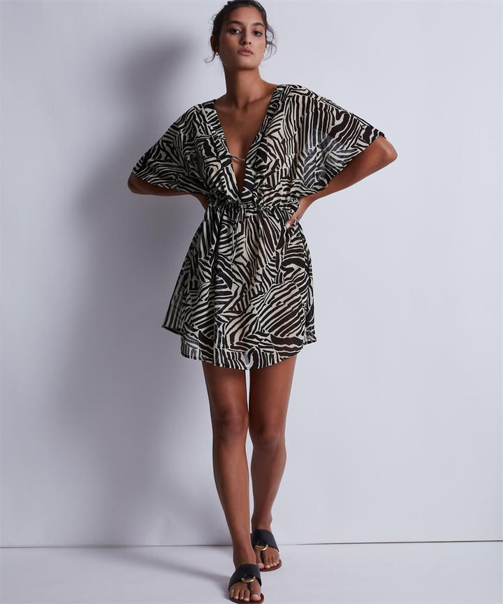 Aubade Swimwear Sunset Cocktail Tunic - Zebra Beach Dress Aubade Swimwear 