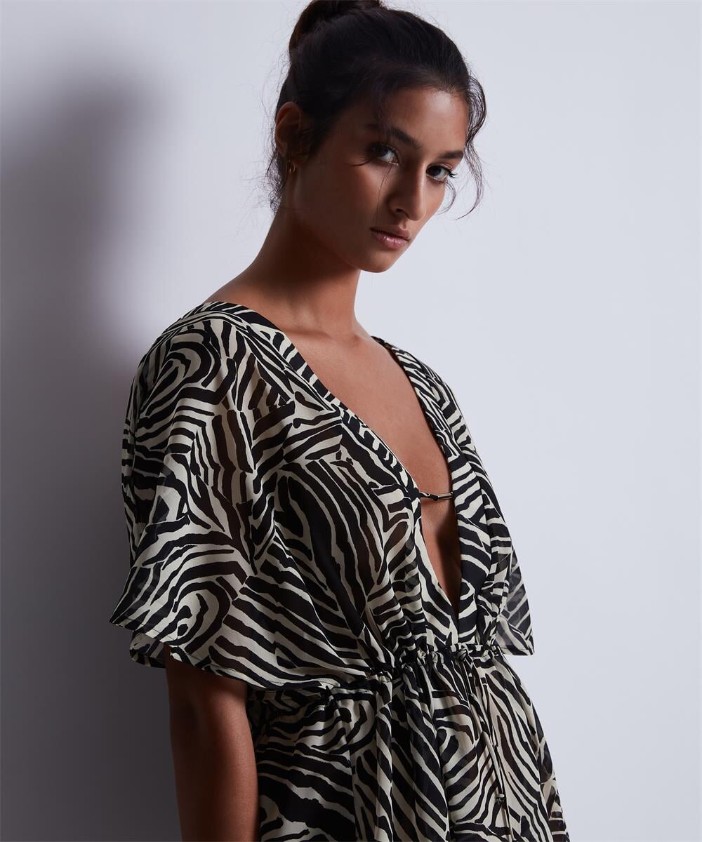 Aubade Swimwear Sunset Cocktail Tunic - Zebra Beach Dress Aubade Swimwear 