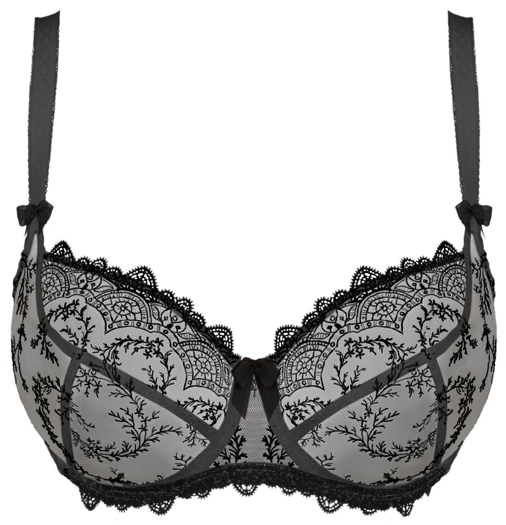 Empreinte Louise Balcony Bra - Black Balcony Bra Empreinte