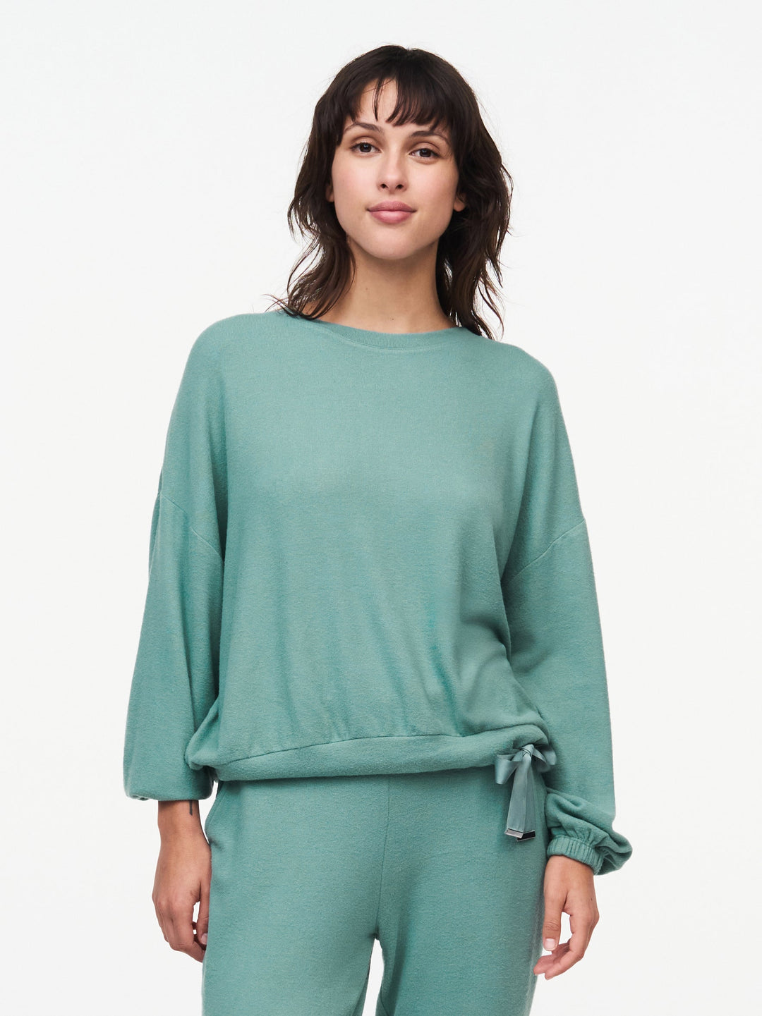 Passionata Ocea Long Sleeved T-Shirt - Trellis Green Top Passionata 