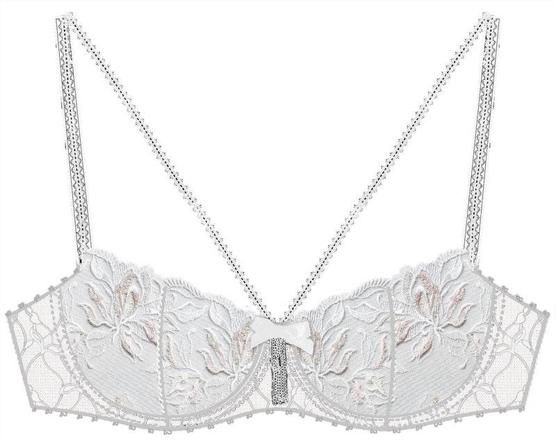 Aubade - Qf Encre De Chine Half Cup Bra Eternel