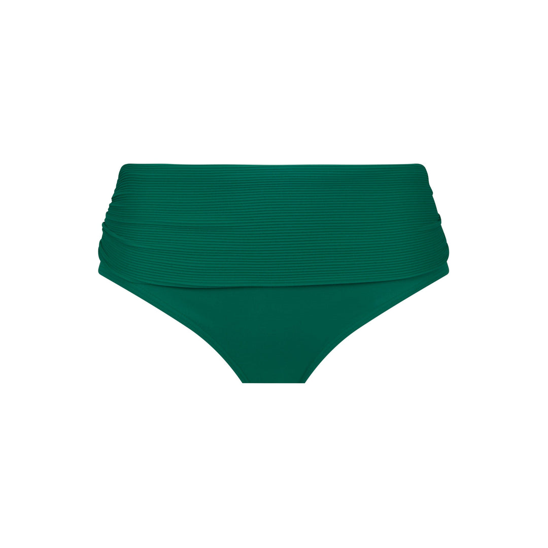 Empreinte - Slip bikini profondo con struttura Verde Slip bikini a vita alta Empreinte Costumi da bagno