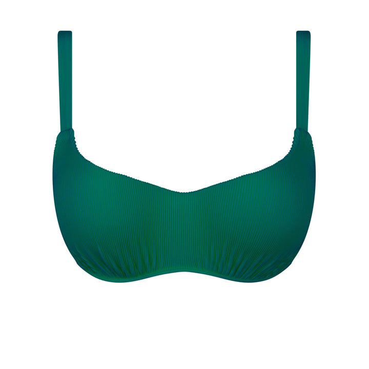 Empreinte - Structure Padded Underwired Balconnet Bikini Green Bikini Top Empreinte Swimwear 