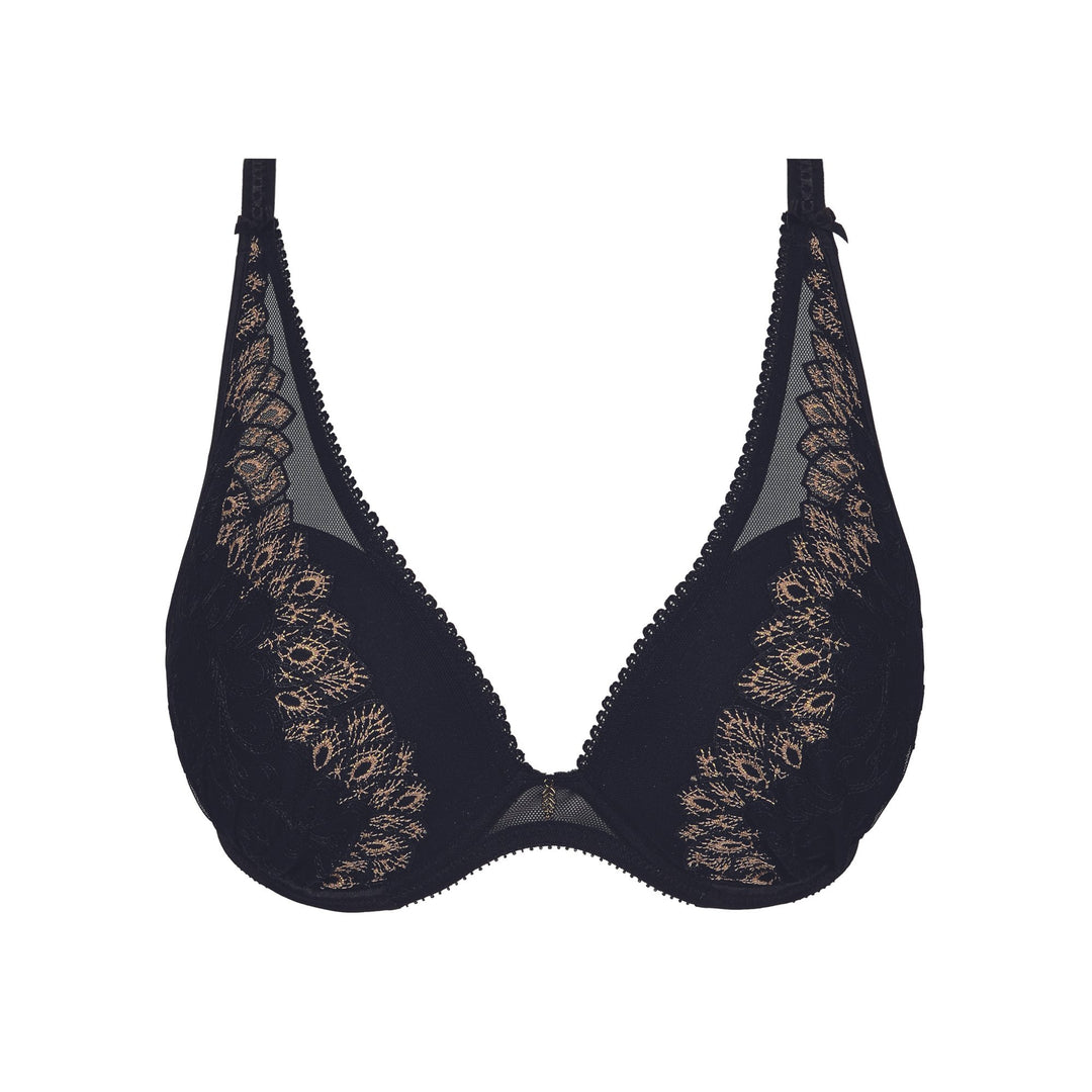 Empreinte Swan Seamless Rembourré Bas Plongeant - Soutien-Gorge Plunge Noir Empreinte