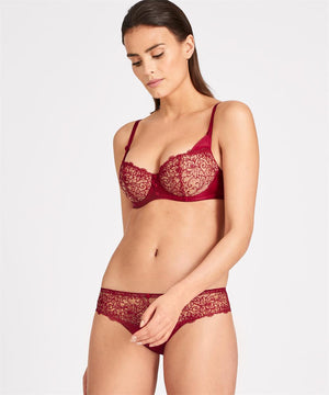 Aubade - Miss Karl Comfort Moulded Half Cup Bra Rubis