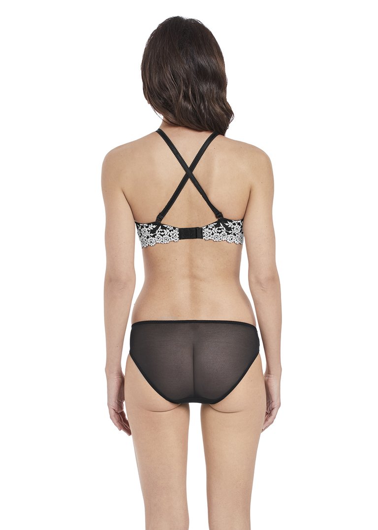 Wacoal - Embrace Lace Bikini Brief Braguita negra Wacoal