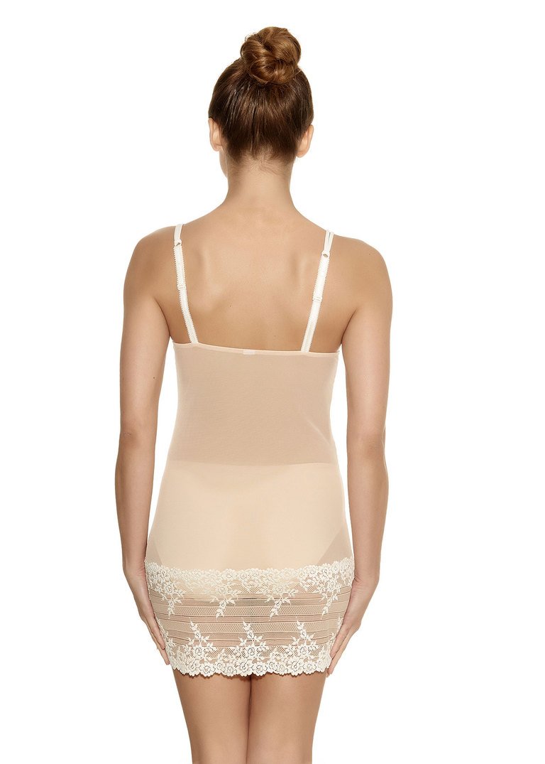 Wacoal - Umfassen Sie Spitze natürlich Elfenbein Chemise Nude Nightwear Wacoal